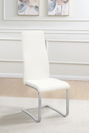 Montclair Upholstered Dining Side Chair (Set of 4) White