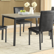 Garza Rectangular 48-inch Engineered Wood Dining Table Grey Default Title