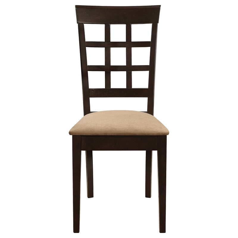 Gabriel Extension Leaf Dining Table Set Cappuccino