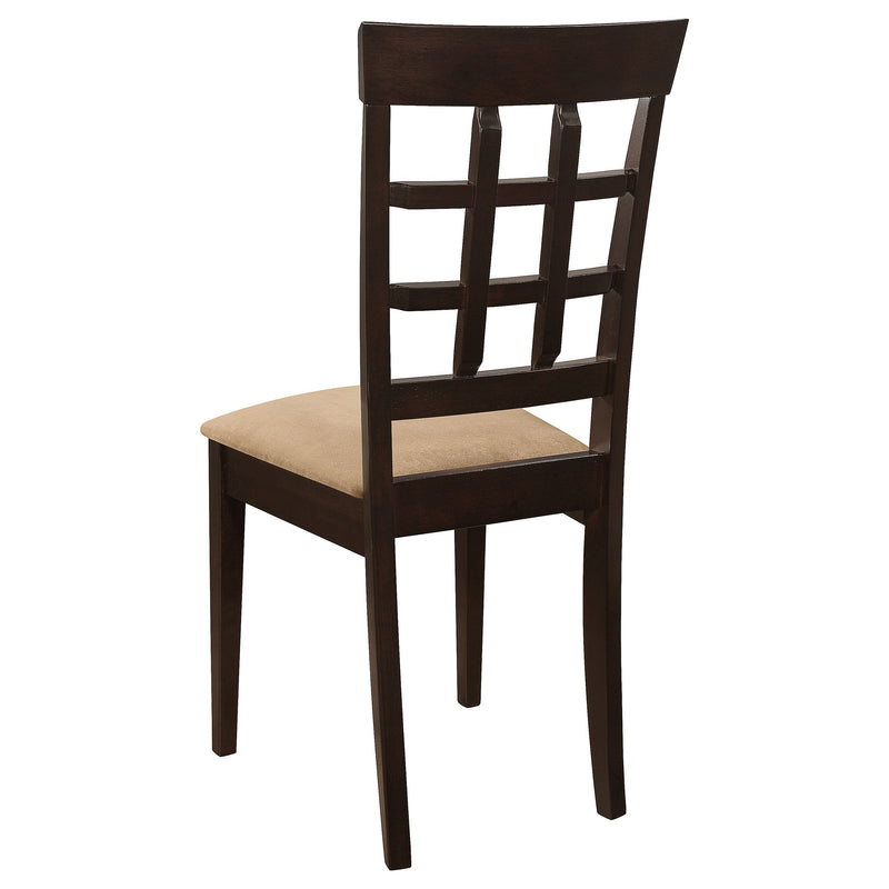 Gabriel Extension Leaf Dining Table Set Cappuccino