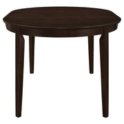 Gabriel Extension Leaf Dining Table Set Cappuccino