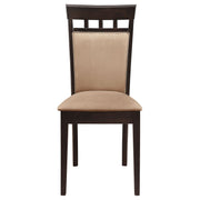 Gabriel Extension Leaf Dining Table Set Cappuccino