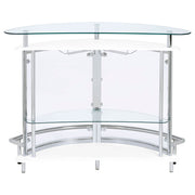 Amarillo Freestanding Glass Top Home Bar Wine Cabinet