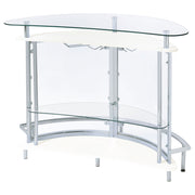 Amarillo Freestanding Glass Top Home Bar Wine Cabinet