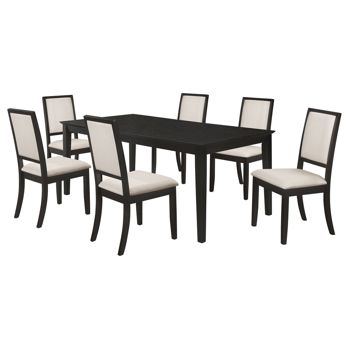 Louise Rectangular Extension Leaf Dining Set