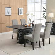 Stanton Rectangular Dining Table Set Grey 5-piece
