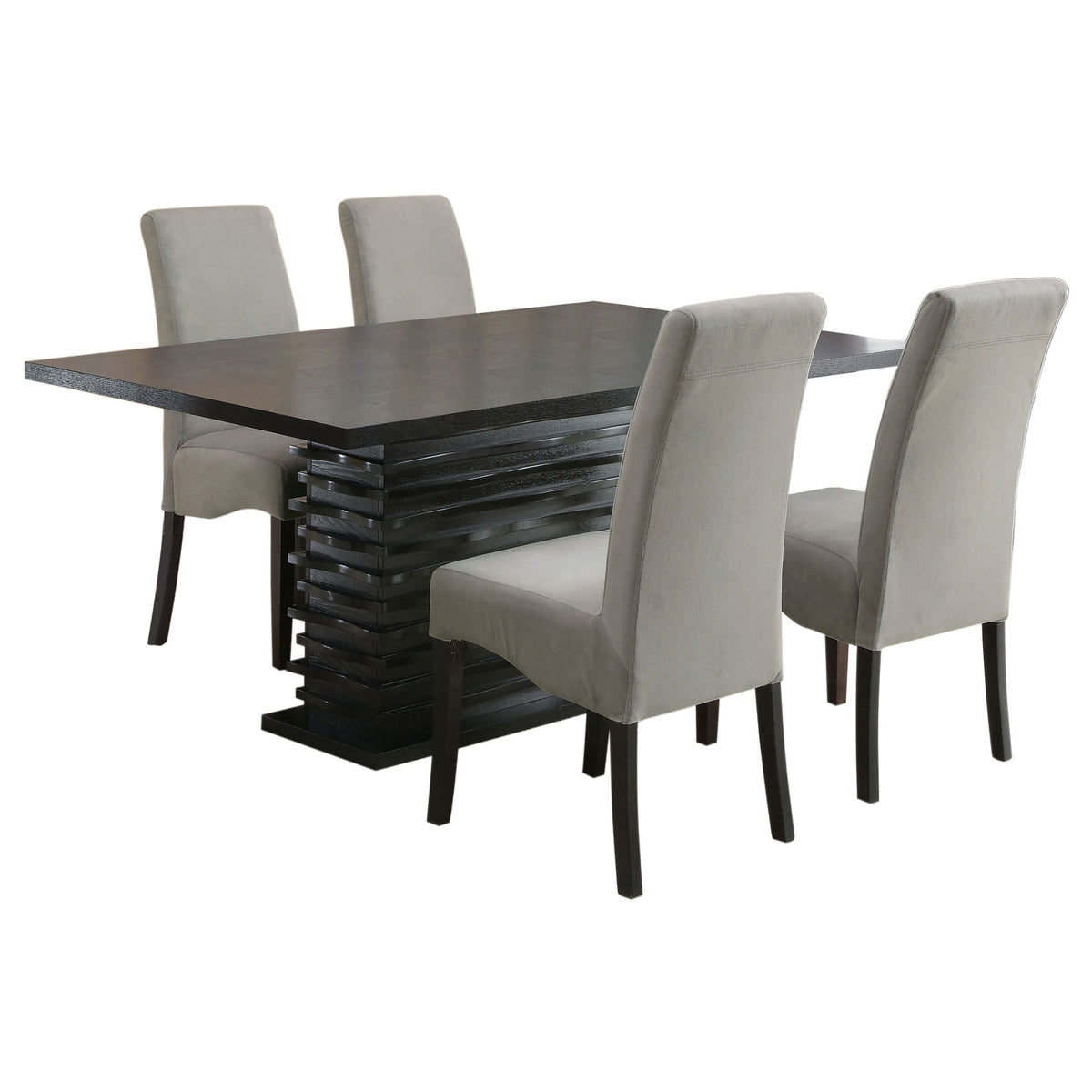 Stanton Rectangular Dining Table Set Grey