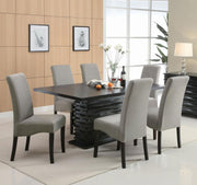 Stanton Rectangular Dining Table Set Grey 7-piece
