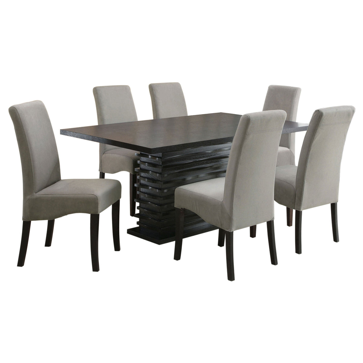 Stanton Rectangular Dining Table Set Grey