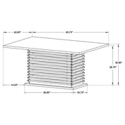 Stanton Rectangular Dining Table Set Grey