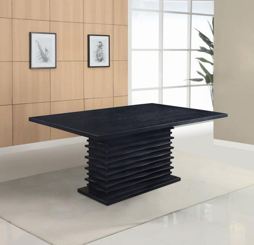 Stanton Rectangular 66-inch Dining Table Black Default Title