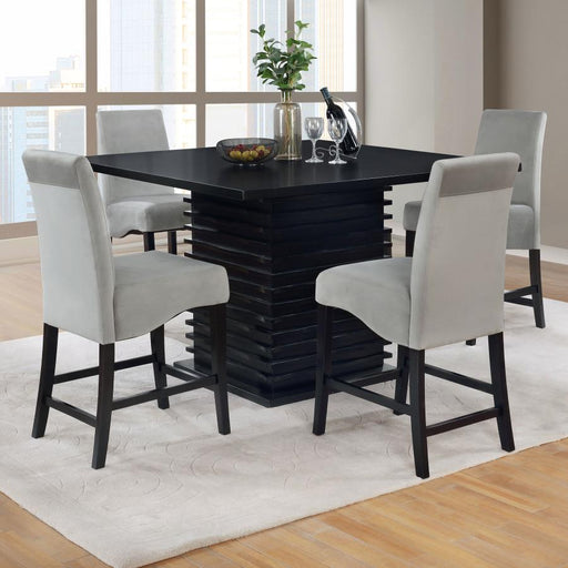 Stanton Square Counter Height Dining Table Set Grey 5-piece