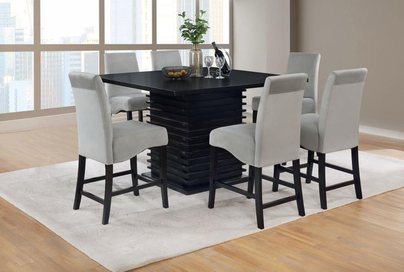 Stanton Square Counter Height Dining Table Set Grey 7-piece