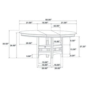 Lavon Oval Extension Leaf Dining Set Medium