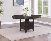 Lavon Oval 60-inch Extension Leaf Dining Table Medium Espresso