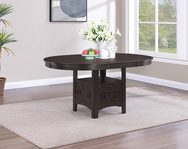 Lavon Oval 60-inch Extension Leaf Dining Table Medium