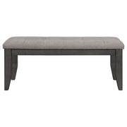 Dalila Leatherette Upholstered Wood Dining Bench