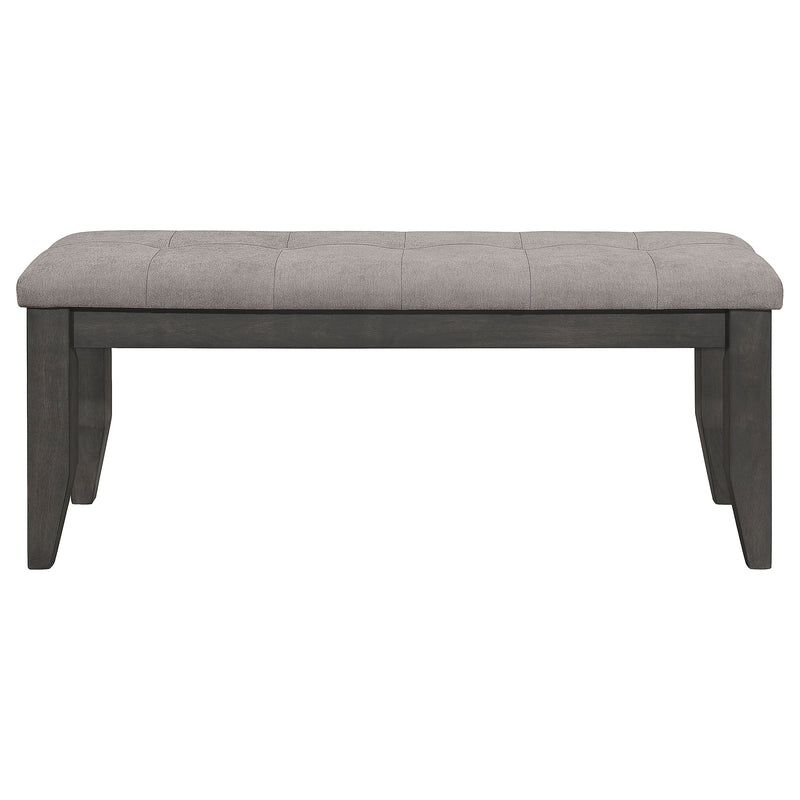 Dalila Leatherette Upholstered Wood Dining Bench