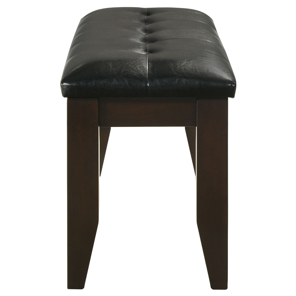 Dalila Leatherette Upholstered Wood Dining Bench