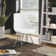 Juniper Polypropylene Dining Side Chair (Set of 2) White