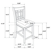 Lavon Oval Counter Height Dining Set