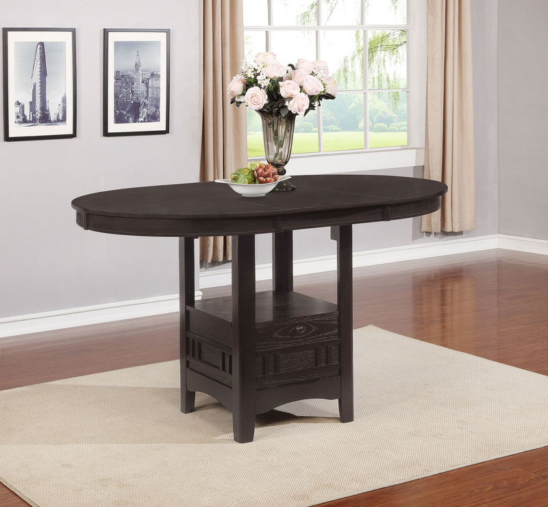 Lavon Oval 60-inch Extension Counter Dining Table