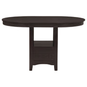 Lavon Oval 60-inch Extension Counter Dining Table
