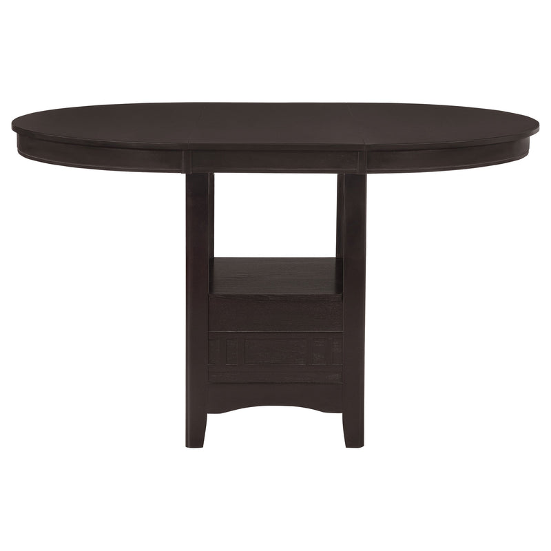Lavon Oval 60-inch Extension Counter Dining Table