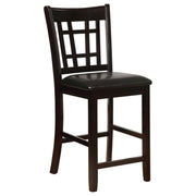 Lavon Wood Counter Chair Tan and (Set of 2)