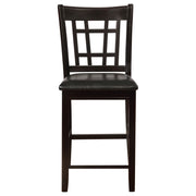 Lavon Wood Counter Chair Tan and (Set of 2)