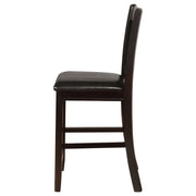 Lavon Wood Counter Chair Tan and (Set of 2)