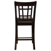 Lavon Wood Counter Chair Tan and (Set of 2)