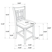 Lavon Wood Counter Chair Tan and (Set of 2)
