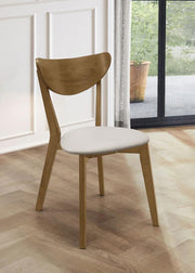 Kersey Wood Dining Side Chair Chestnut (Set of 2) Default Title