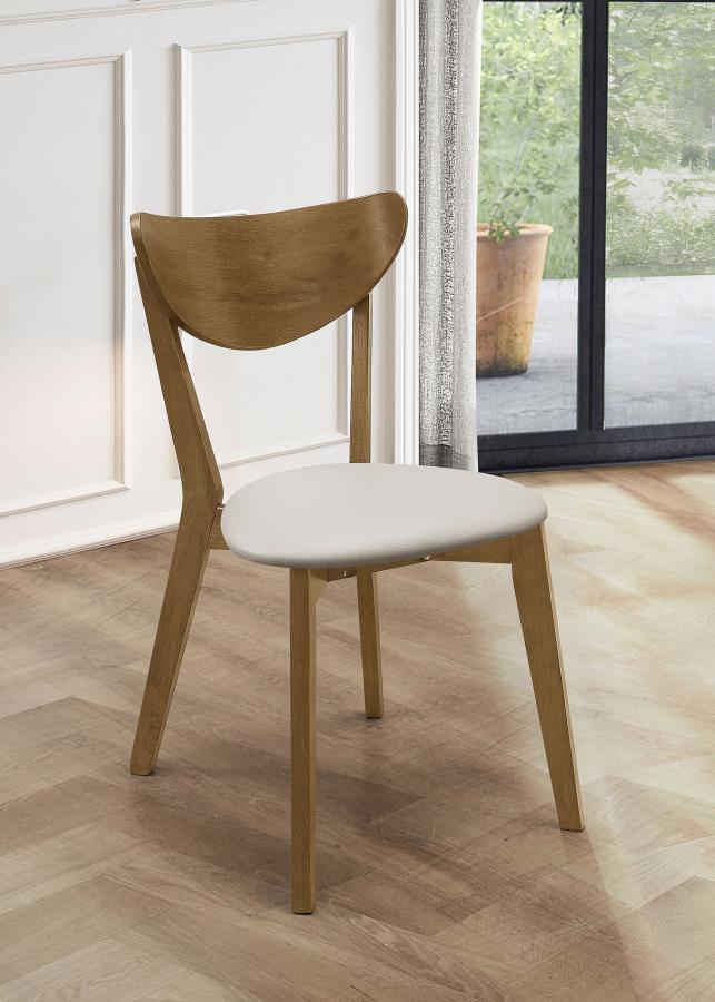 Kersey Wood Dining Side Chair Chestnut (Set of 2) Default Title