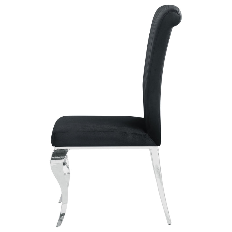 Betty Velvet Upholstered Dining Side Chair (Set of 4)