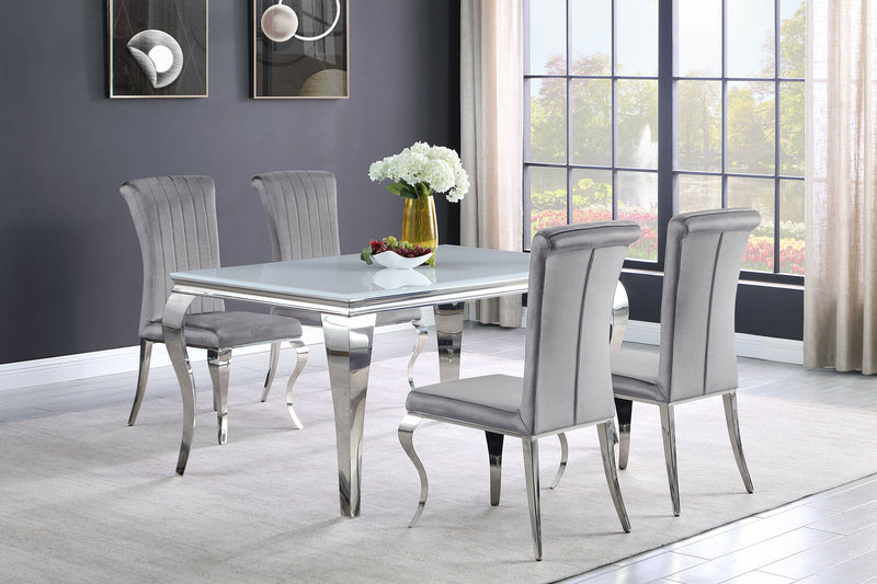 Betty Velvet Upholstered Dining Side Chair (Set of 4)