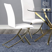 Carmelia Upholstered Dining Side Chair (Set of 4) White