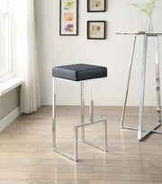 Gervase Square Bar Stool Black