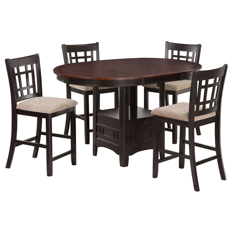 Lavon Oval Counter Height Dining Set