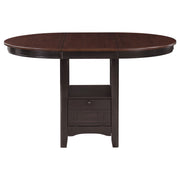 Lavon Oval 60-inch Extension Counter Dining Table