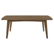 Malone Rectangular 78-inch Wood Dining Table Dark Walnut
