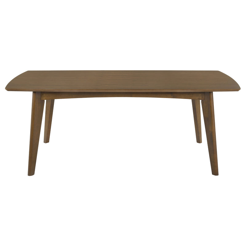 Malone Rectangular 78-inch Wood Dining Table Dark Walnut