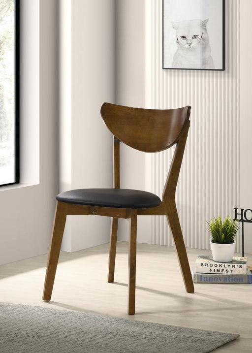 Jedda Wood Dining Side Chair Dark Walnut (Set of 2) Default Title