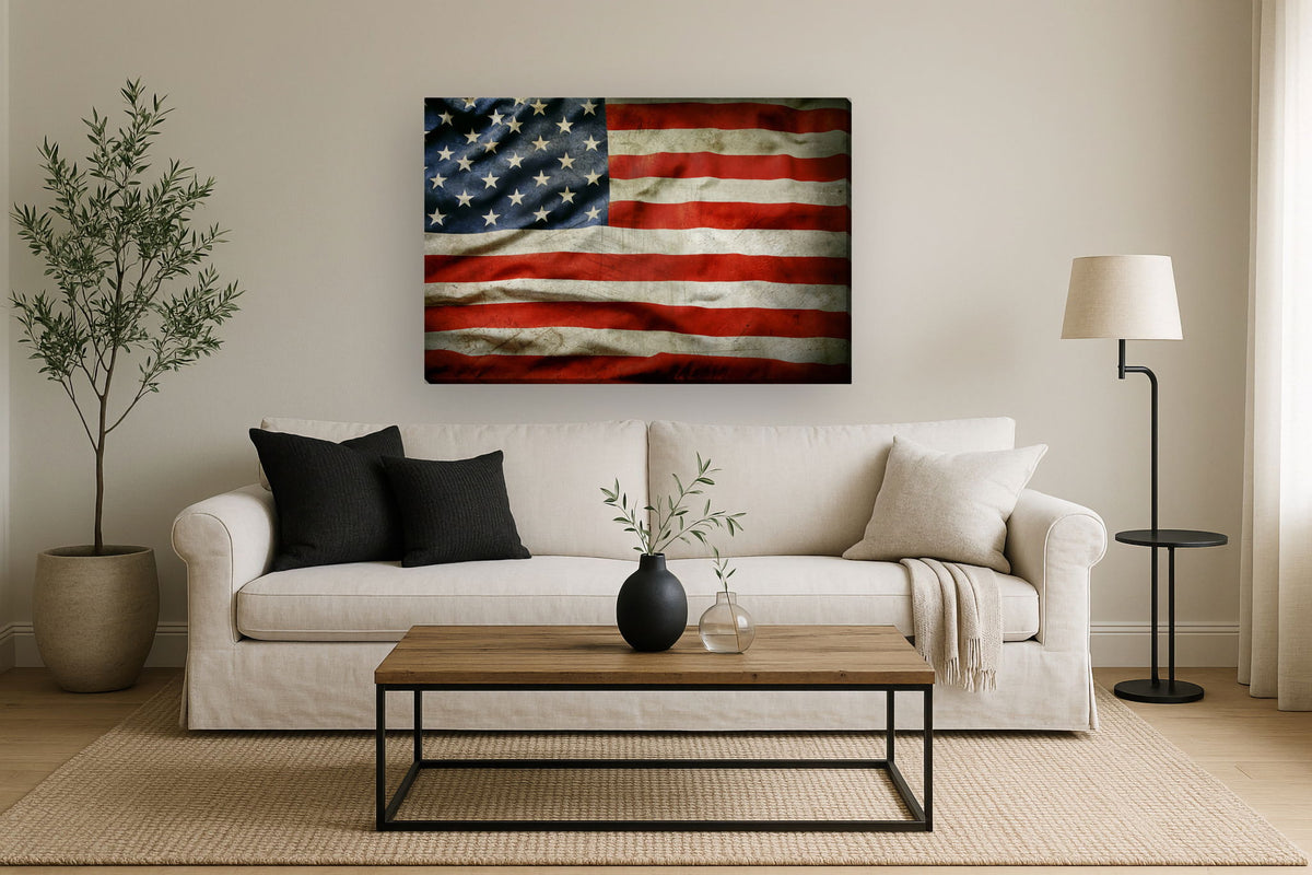 Gallery Wrapped Giclee on Canvas 36x48 - Red