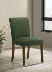 Cantley Upholstered Dining Side Chair (Set of 2) Green