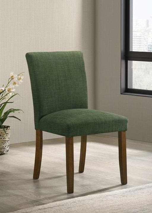 Cantley Upholstered Dining Side Chair (Set of 2) Green