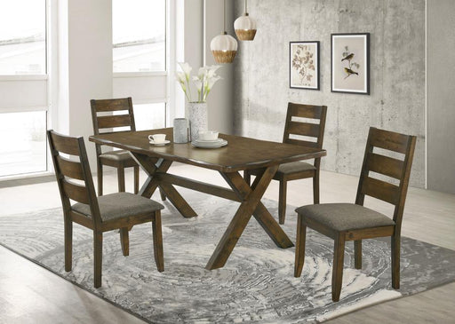 Alston Rectangular Dining Table Set Knotty Nutmeg 5-piece