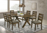 Alston Rectangular Dining Table Set Knotty Nutmeg 7-piece
