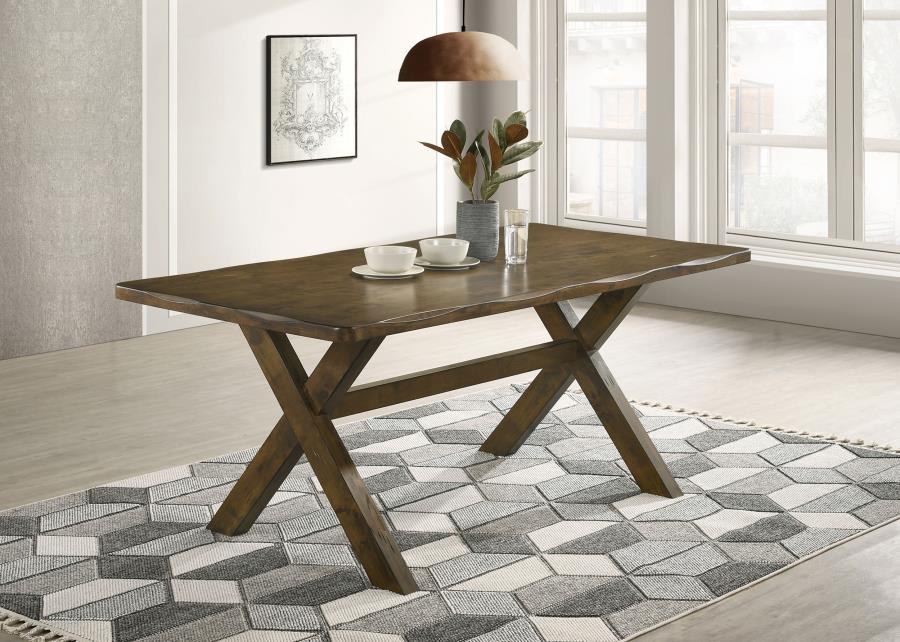 Alston Rectangular 71-inch Dining Table Knotty Nutmeg Default Title